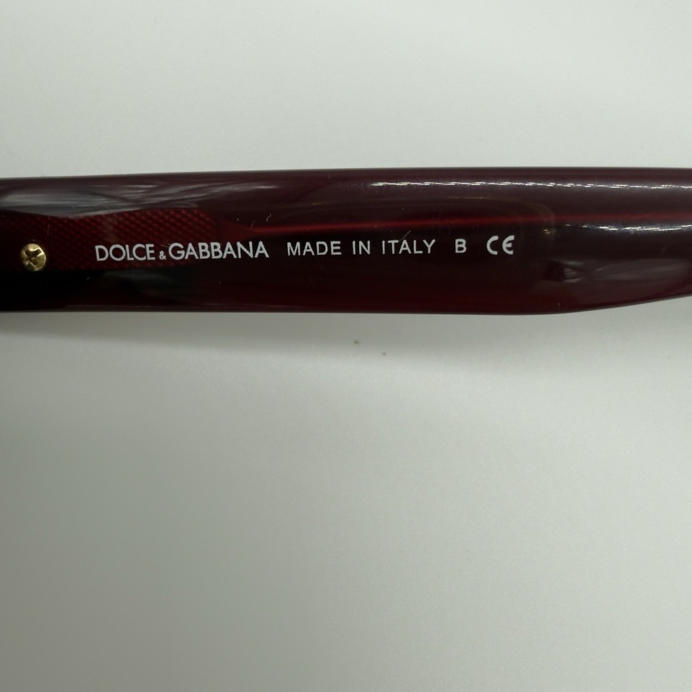 Dolce & Gabanna‎ Style DG 4168 Red Frame And Gold Rose Accent - Picture 5 of 8